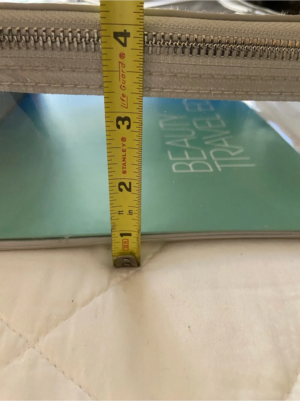 Bloomingdales clear zippered